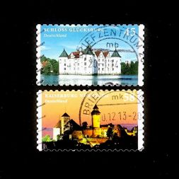 Набор марок Замки и дворцы, Германия, 2013 год (полный комплект)